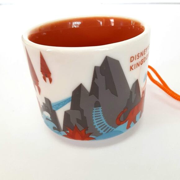 Disney Parks WDW Starbucks Mug Animal Kingdom Christmas Ornament NWT - Picture 4 of 11